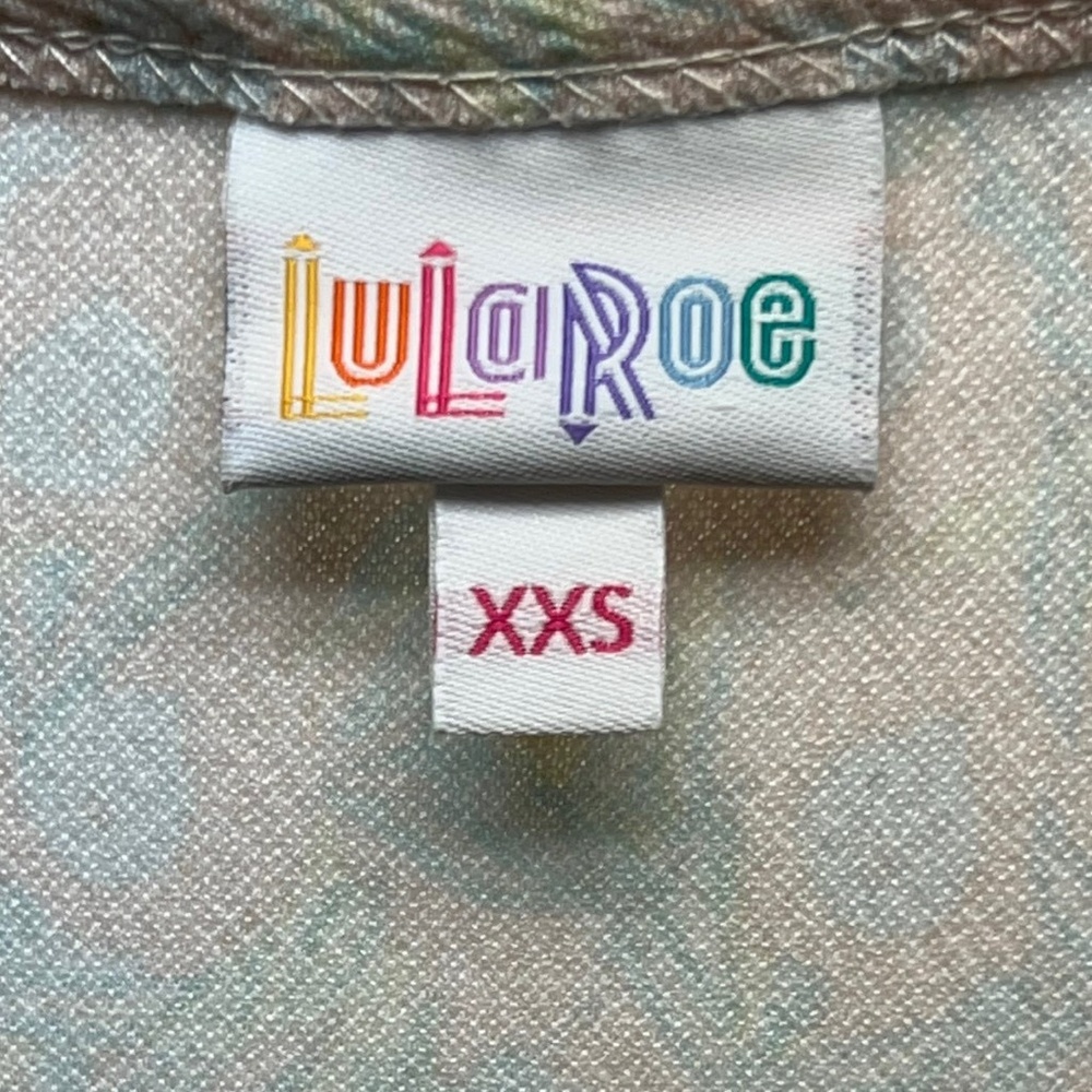 LuLaRoe Pullover Dress Women‎ Size XXS Nicole Flared Skirt Comfortable Casual - Picture 5 of 6